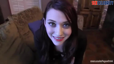 Slut came to visit and her tits were cumed (Kat Dennings deepfake erotic)