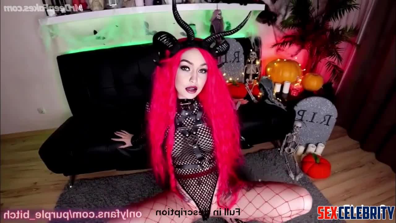 Halloween fake porn - creepy Gigi Hadid enjoying Devil's dick - DeepFakesCeleb